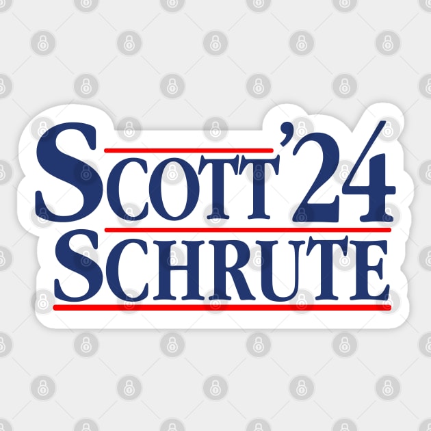 SCOTT SCHRUTE 2024 Sticker by darklordpug